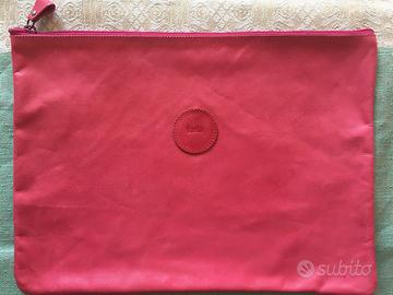 Borsa pelle NUOVA FURLA a busta colore fucsia