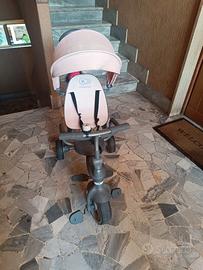 Triciclo kinderKraft con maniglione e cappottina