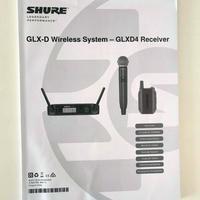 Manuale istruzioni carta Shure serie GLX-D - GLXD4