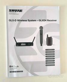 Manuale istruzioni carta Shure serie GLX-D - GLXD4