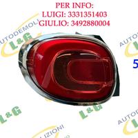 FANALE POSTERIORE SINISTRO FIAT 500L CON CORNICE C