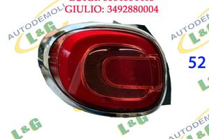 FANALE POSTERIORE SINISTRO FIAT 500L CON CORNICE C