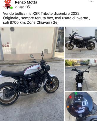 Yamaha xsr X TRIBUTE 700