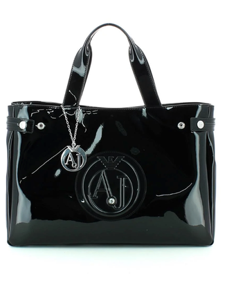 Borsa Shopping Vernice Armani Jeans nuova