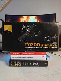 Nikon D5200 kit scatola 18-55