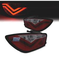 FANALI PER SEAT IBIZA 08-12 LIGHT BAR ROSSO FUMÈ 3