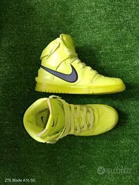 Scarpe Nike Dunk High AMBUSH n.42 giallo lime