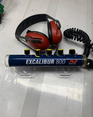 metal detector minelab Excalibur piastraboxcuffie 