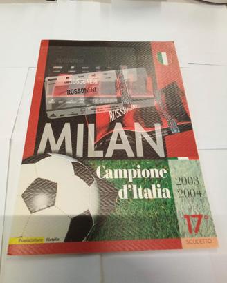 Folder Milan Campione D'ITALIA 2003/4