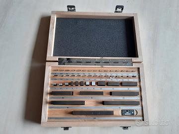 Blocchetti di riscontro in acciaio 47 pz