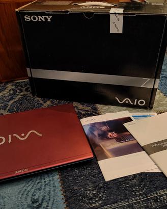 Notebook 13 pollici Sony Vaio purple edition.