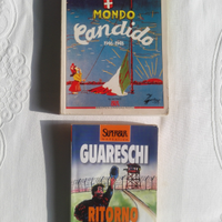 2 libri GUARESCHI Mondo Candido e Ritorno alla bas