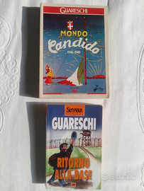 2 libri GUARESCHI Mondo Candido e Ritorno alla bas