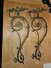 Mensole decorative in ottone o bronzo