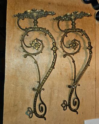 Mensole decorative in ottone o bronzo