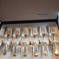forchettine in argento 800 in confezione da 12