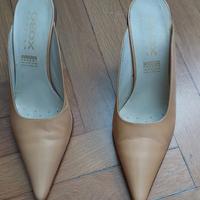 Scarpe con tacco Cuoio Beige GEOX 