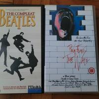 VHS Pink Floyd e The Beatles