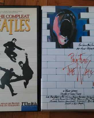 VHS Pink Floyd e The Beatles