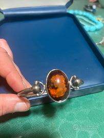 Bracciale ambra naturale