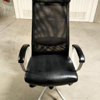 Sedia da ufficio IKEAMARKUS in pelle