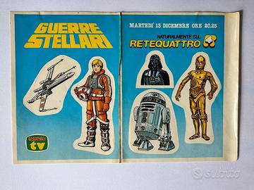 Adesivi GUERRE STELLARI-inserto “il Monello” 1983