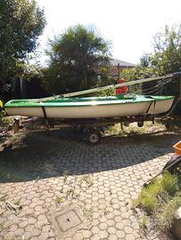 Deriva 470 cantieri Roga + carrello stradale