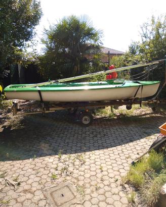 Deriva 470 cantieri Roga + carrello stradale