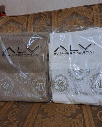 Due set asciugamani viso/ospite Alviero Martini
