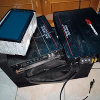 impianto audio  perfettamente funzionante 