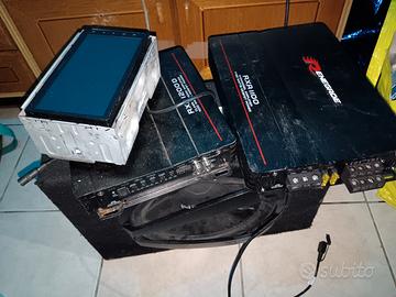 impianto audio  perfettamente funzionante 