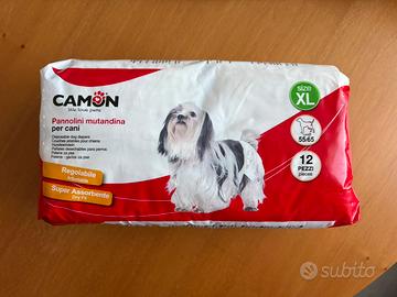 12 Pannolini-mutandina Camon XL per cani femmina