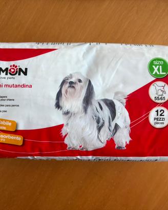 12 Pannolini-mutandina Camon XL per cani femmina