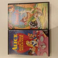 videocassette VHS cartoni animati vari- disney