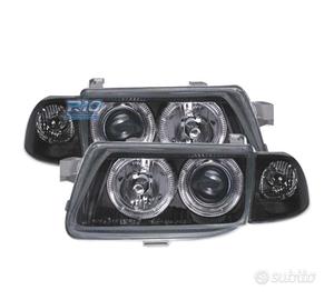FARI OPEL ASTRA F 94-98 ANGEL EYES FONDO NERO H1-H
