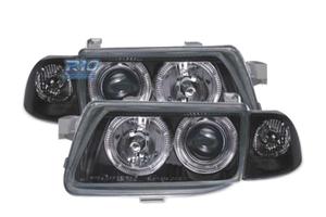 FARI OPEL ASTRA F 94-98 ANGEL EYES FONDO NERO H1-H