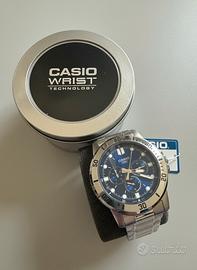 Casio Orologio Enticer Blue Dial MTP-VD300D Nuovo