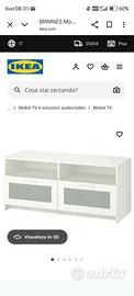 Mobile tv ikea bianco