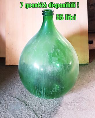 Damigiana in Vetro 7 Quantità da 55 Litri