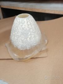 boccia di ricambio in vetro per lampadario vintage