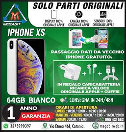 Iphone xs 64gb bianco - totalmente originale