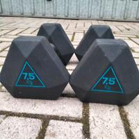 Kettlebell olimpioniche 8kg e dumbell 7.5