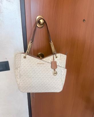 Borsa in twla Michael kors jet set large