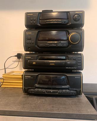 Technics dolby stereo 5 speakers vintage
