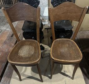 SEDIA IN LEGNO VINTAGE