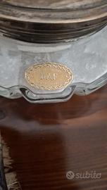 Set toilette vetro/argento