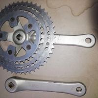 Guarnitura tripla e catena 6/8 velocità per mtb