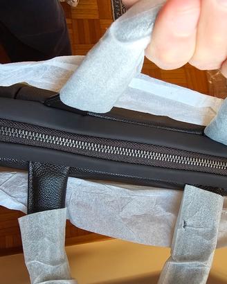 NAVA DESIGN BRIEFCASE EASY ADVANCE LEATHER COOFEE 