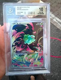 Carta pokemon bulbasaur 133/132 ita megaevoluzioni