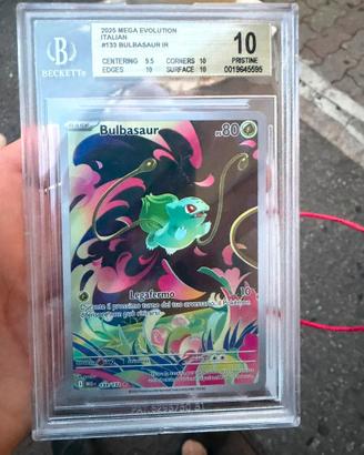 Carta pokemon bulbasaur 133/132 ita megaevoluzioni